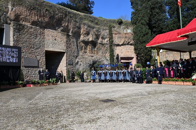 Fosse Ardeatine, Roma rinnova il dovere della memoria a 82 anni dalla strage